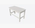 Cilek Montes White Desk 3d model