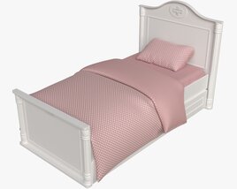 Cilek Romantic Bed Modello 3D
