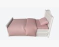 Cilek Romantic Bed Modello 3D
