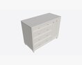 Cilek Romantic Dresser 3D 모델 