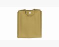 Clothing Classic Men T-shirts Stacked Brown 3D 모델 