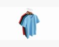 Clothing Classic V-neck Men T-shirts On Hanger Modèle 3d
