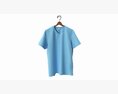 Clothing Classic V-neck Men T-shirts On Hanger Modelo 3D