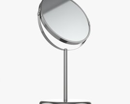 Double-sided Rotating Make-up Mirror 3D 모델 