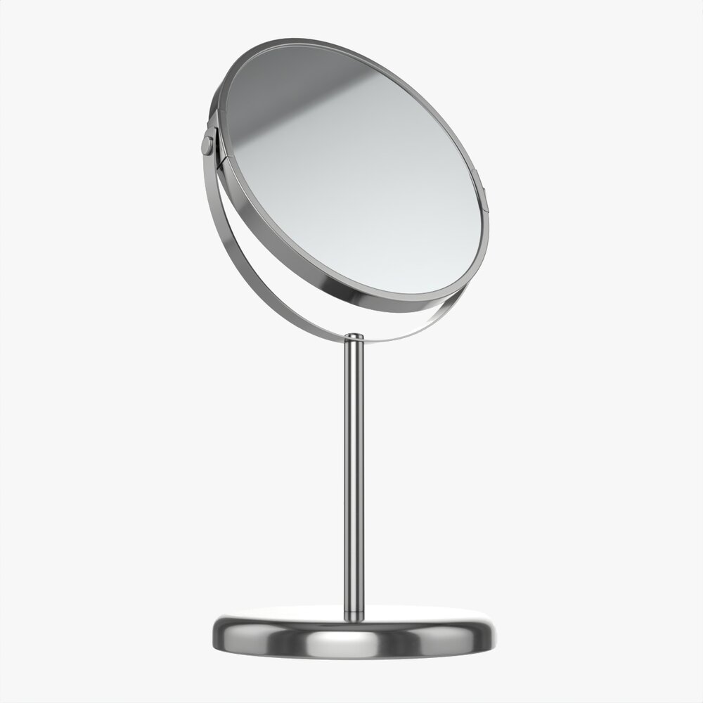 Double-sided Rotating Make-up Mirror 3D model