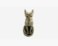 Egyptian Cat Statuette 3D 모델 