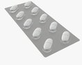 Pills In Blister Pack 06 3D модель