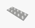 Pills In Blister Pack 06 3D модель