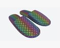 Foam Padded Home Slippers 3Dモデル