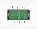 Football Table Game 01 3d model