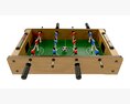 Football Table Game Wooden 3Dモデル
