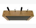 Football Table Game Wooden 3Dモデル