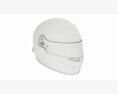 Formula Racing Helmet 3D 모델 