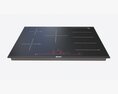 Induction Hob Multi Surface Glass Black 02 3Dモデル