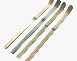 Japanese Bamboo Matcha Powder Spoon Modèle 3D