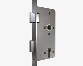Standard Door Lock For Interior Doors 3D model