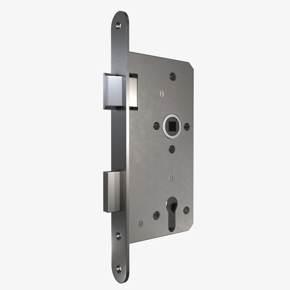 Standard Door Lock For Interior Doors 3D 모델 
