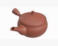 Japanese Kyusu Ceramic Teapot 01 Modello 3D
