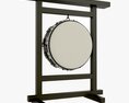 Japanese Taiko Ohira Drum Hanging Modèle 3d