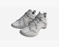 Low Basketball Shoes 3d model