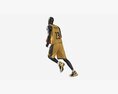 Male Mannequin In Basketball Uniform In Action 02 3d model