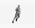 Male Mannequin In Basketball Uniform In Action 02 3D модель