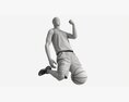 Male Mannequin In Basketball Uniform In Action 03 Modèle 3d