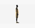 Male MannequinIn Basketball Uniform Standing 3d model