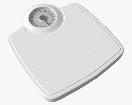 Mechanical Bathroom Weighing Scales 3D-Modell