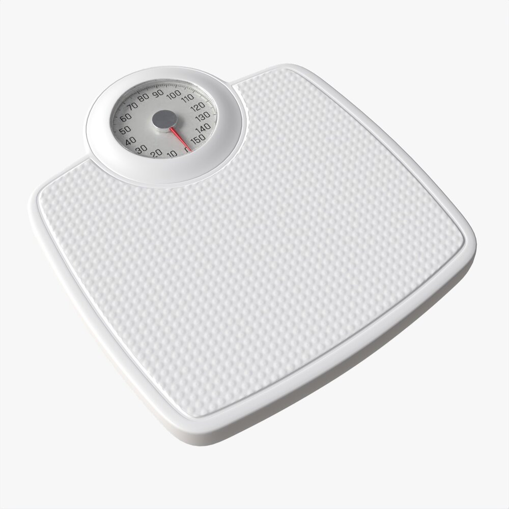 Mechanical Bathroom Weighing Scales Modello 3D