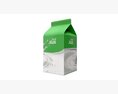 Milk Packaging Box 500 Ml Mockup Modèle 3d