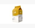 Milk Packaging Box With Cap 500 Ml Mockup 02 Modelo 3D