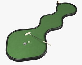 Miniature Golf Course 01 Modello 3D