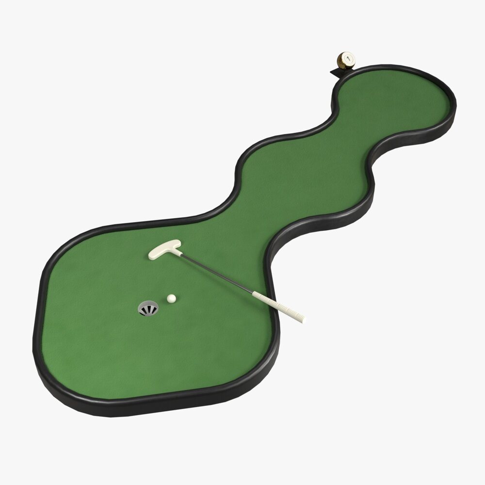 Miniature Golf Course 01 Modello 3D