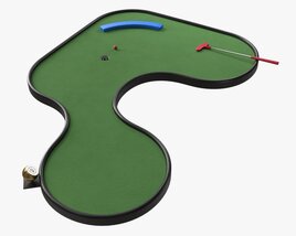 Miniature Golf Course 02 3D model