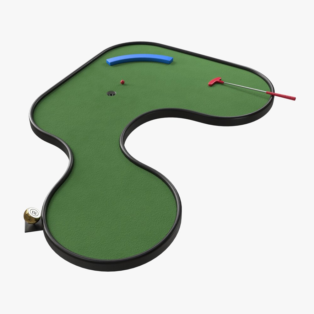 Miniature Golf Course 02 3D-Modell