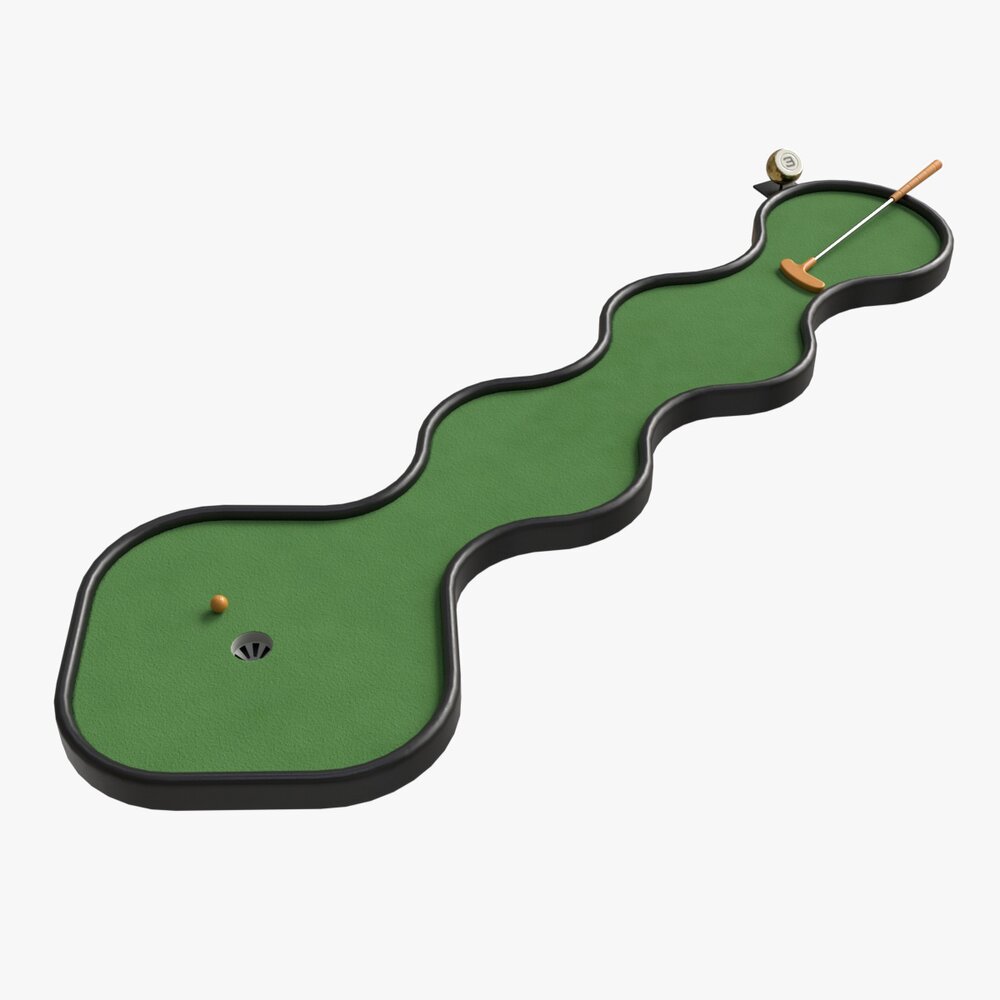 Miniature Golf Course 03 3D 모델 