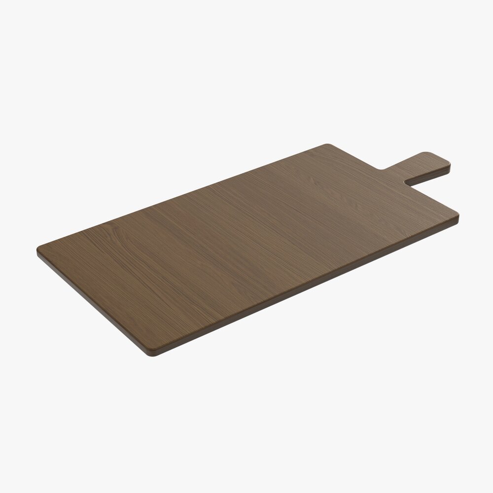 Wooden Cutting Board 3D 모델 