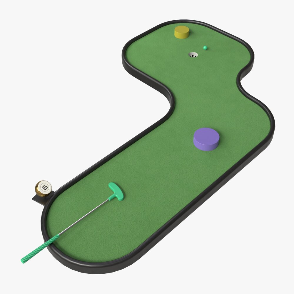 Miniature Golf Course 06 3d model