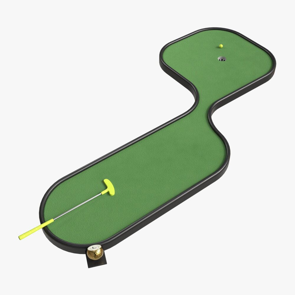Miniature Golf Course 07 3D model