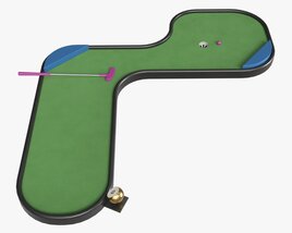 Miniature Golf Course 09 3D модель
