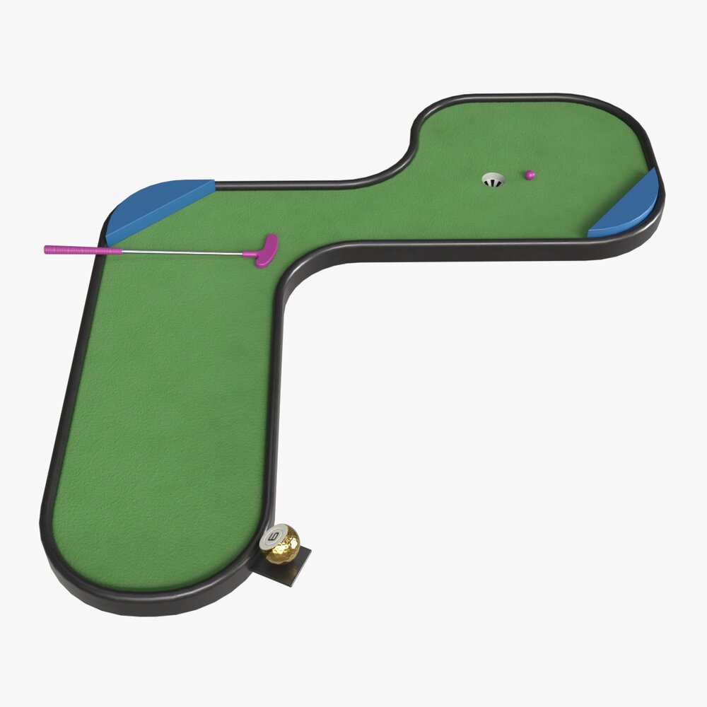 Miniature Golf Course 09 3d model