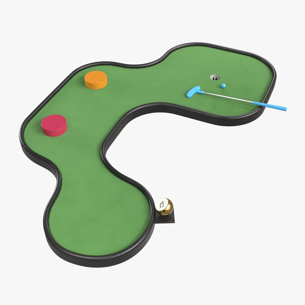 Miniature Golf Course 10 Modelo 3d