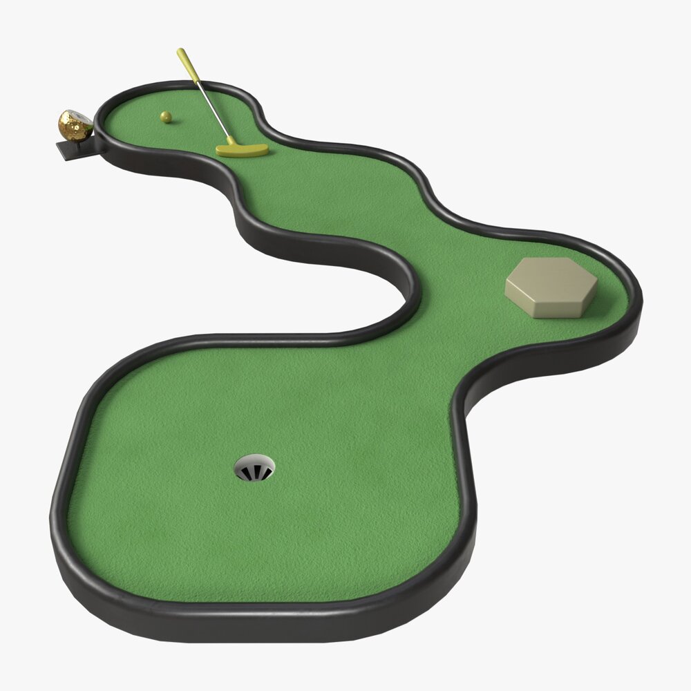 Miniature Golf Course 11 3D model
