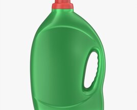 Plastic Bottle With Handle Mockup 02 Modello 3D
