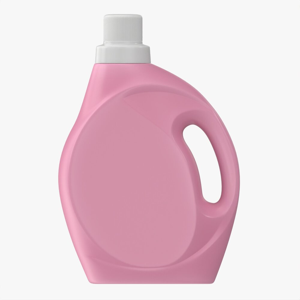 Plastic Bottle With Handle Mockup 03 3D-Modell