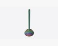 Plunger With Wooden Handle Modelo 3D