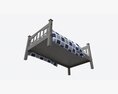 Pottery Barn Kendall Bed Single 3d model