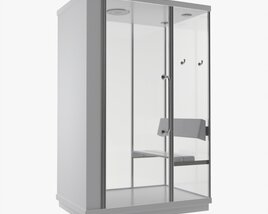 Shower-steam Two People Cabin 3D-Modell