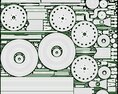 Single Axle Car Trailer With Extra Walls Jockey Wheel 3Dモデル